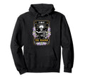 Reader Tarot Card Skeleton Funny Book Hoodie - Custom Art Print for Adults - T-Shirt, Sweatshirt, Hoodie
