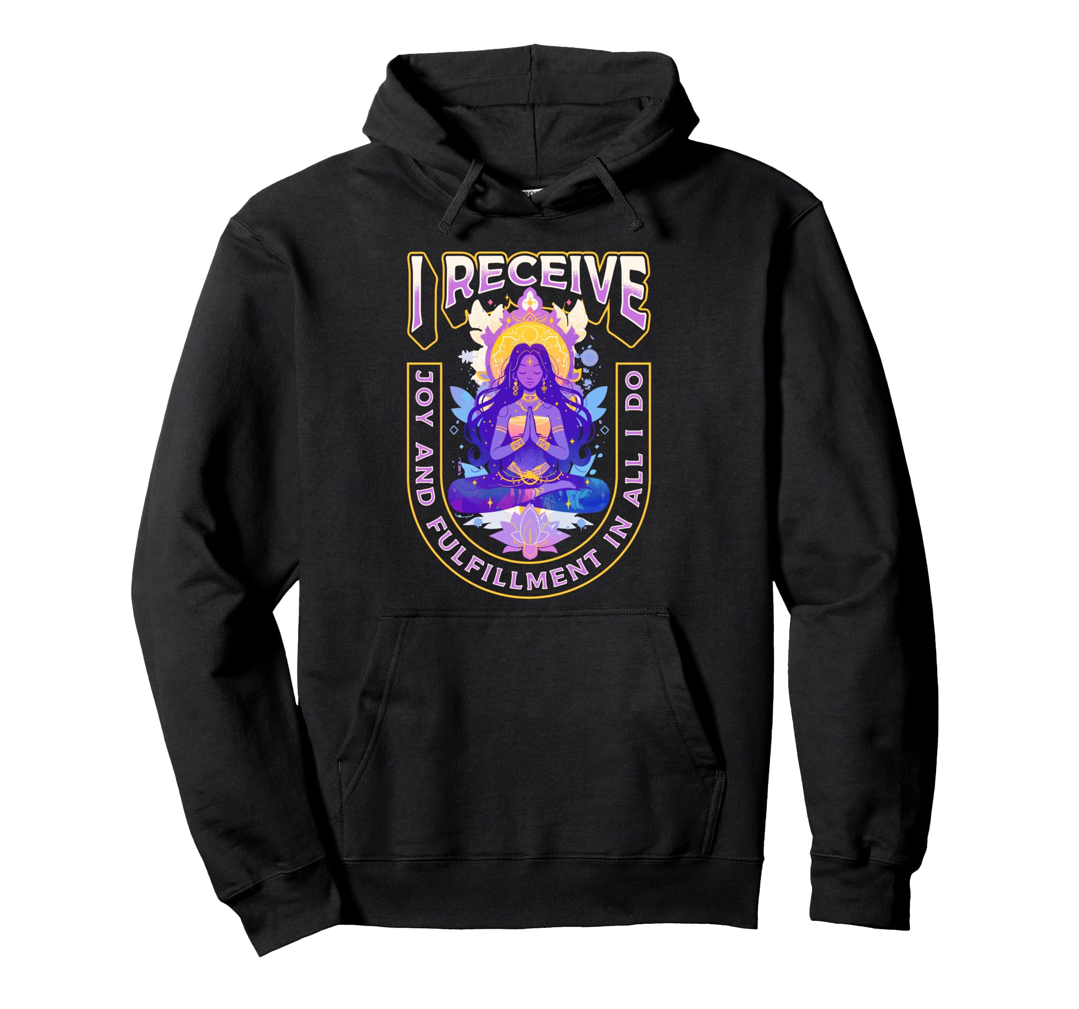 Self Discovery Joyful Meditation Hoodie - Minimalist Print Unisex - T-Shirt, Sweatshirt, Hoodie