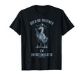 Hold Partner Im Overstimulated Funny Goose T-Shirt - Unique Graphic Unisex - T-Shirt, Sweatshirt, Hoodie