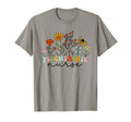 Floral Psychiatric Nurse Rn T-Shirt - Casual Everyday Wear Men Women - T-Shirt, Sweatshirt, Hoodie