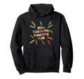 Groovy Overstimulated Teachers Club Hoodie - Custom Art Print for Adults - T-Shirt, Sweatshirt, Hoodie