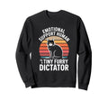 Emotional Support Human Tiny Furry Sweatshirt - Minimalist Print Unisex - T-Shirt, Sweatshirt, Hoodie