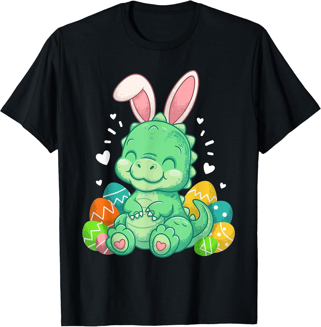Cute Easter Dino Co. Unisex T-shirt, Sweatshirt, Hoodie, Long Sleeve Tee - T-Shirt, Sweatshirt, Hoodie