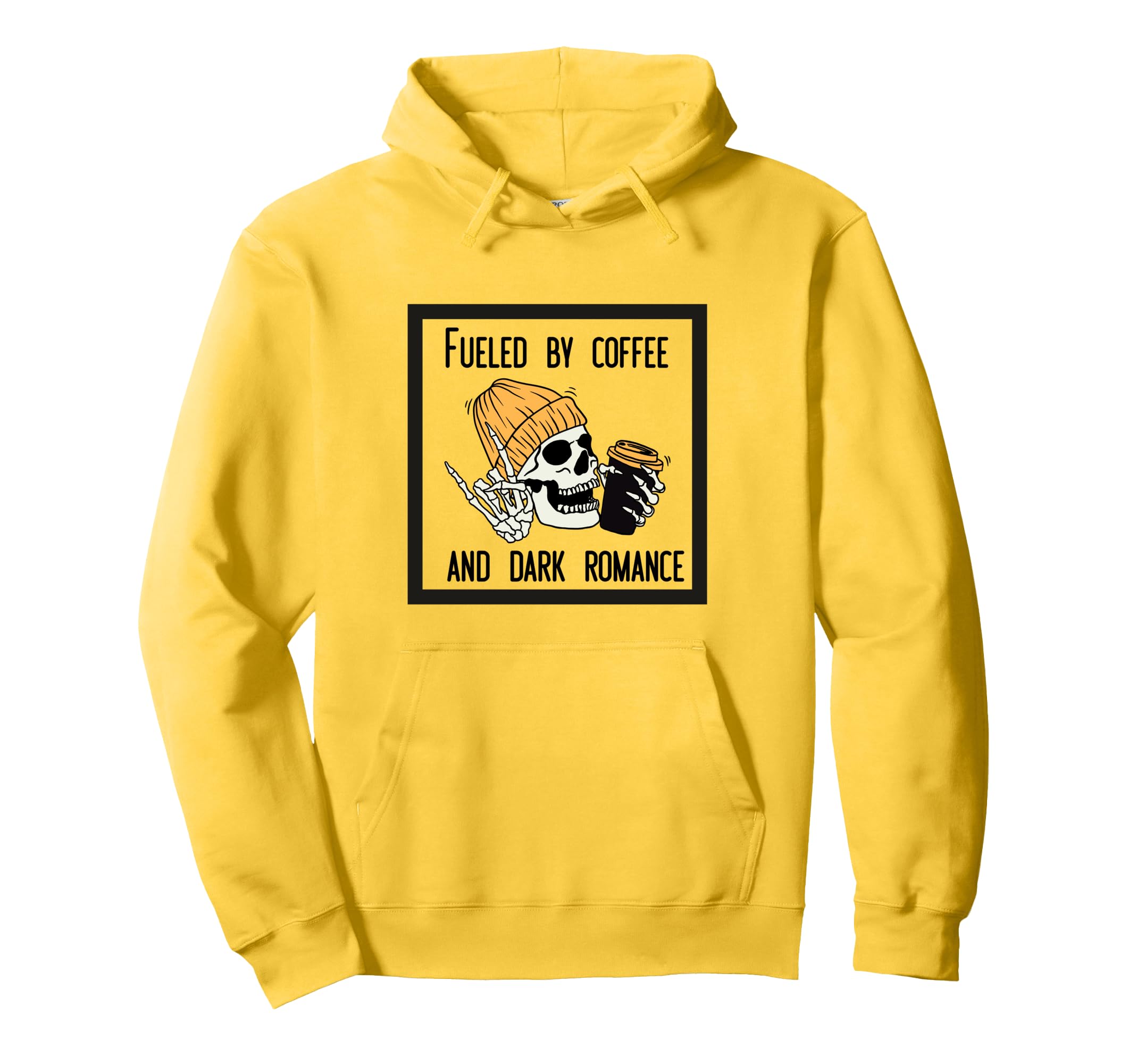 Skeleton Hot Coffee Dark Romance Hoodie - Casual Everyday Wear for Adults - T-Shirt, Sweatshirt, Hoodie