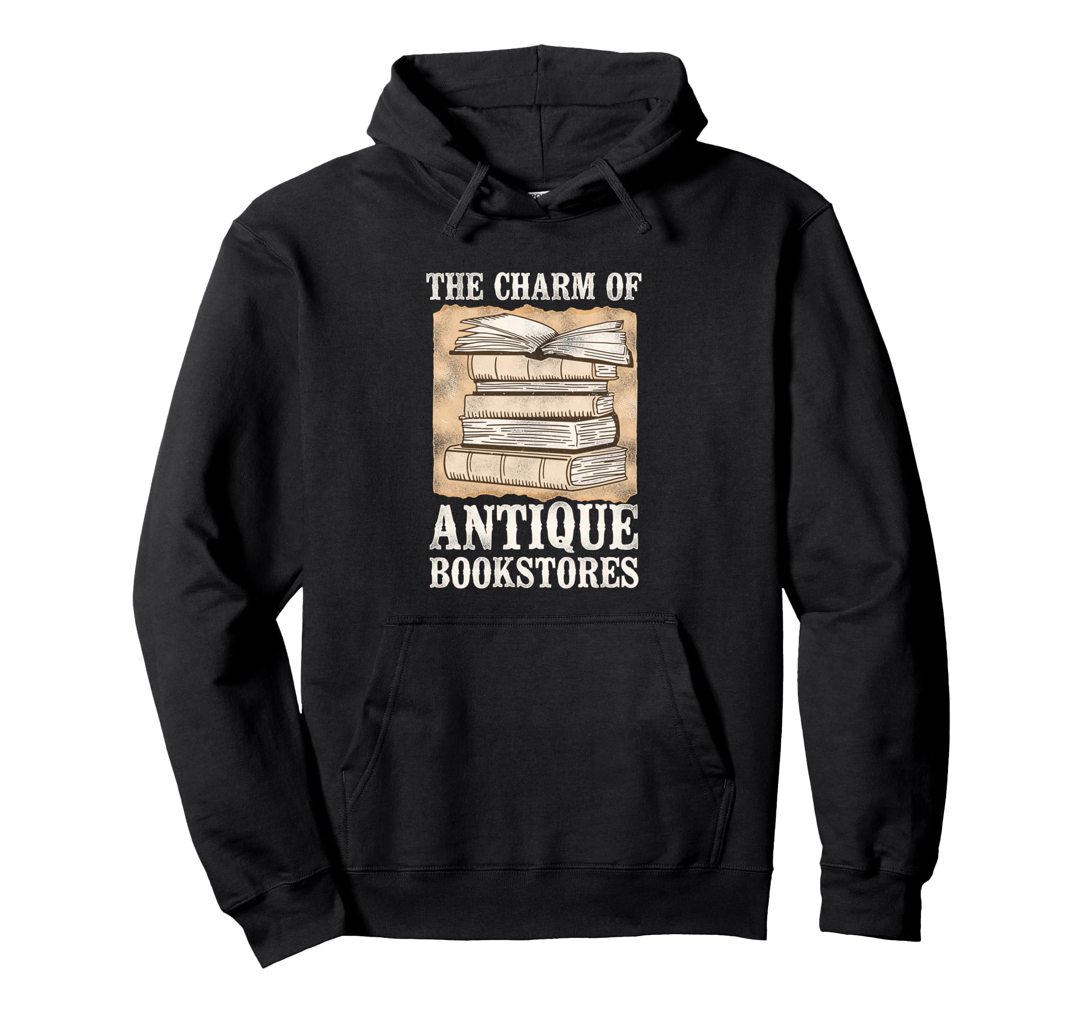 Antique Bookstores Antiquarian Hoodie - Custom Art Print for Adults - T-Shirt, Sweatshirt, Hoodie
