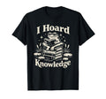 I Hoard Knowledge Frog Reading Books T-Shirt - Trendy Graphic Men Women - T-Shirt, Sweatshirt, Hoodie