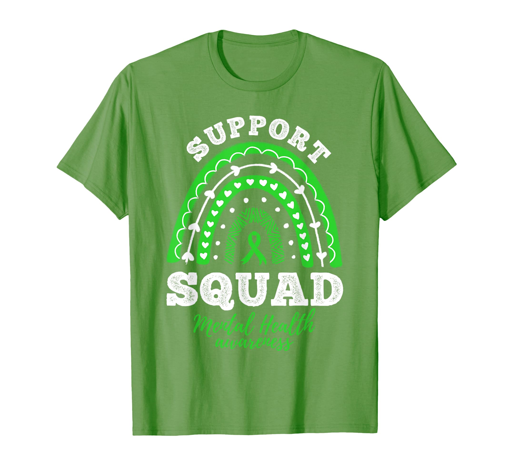 Support Squad Green Ribbon T-Shirt - Casual Everyday Wear for Adults - T-Shirt, Sweatshirt, Hoodie