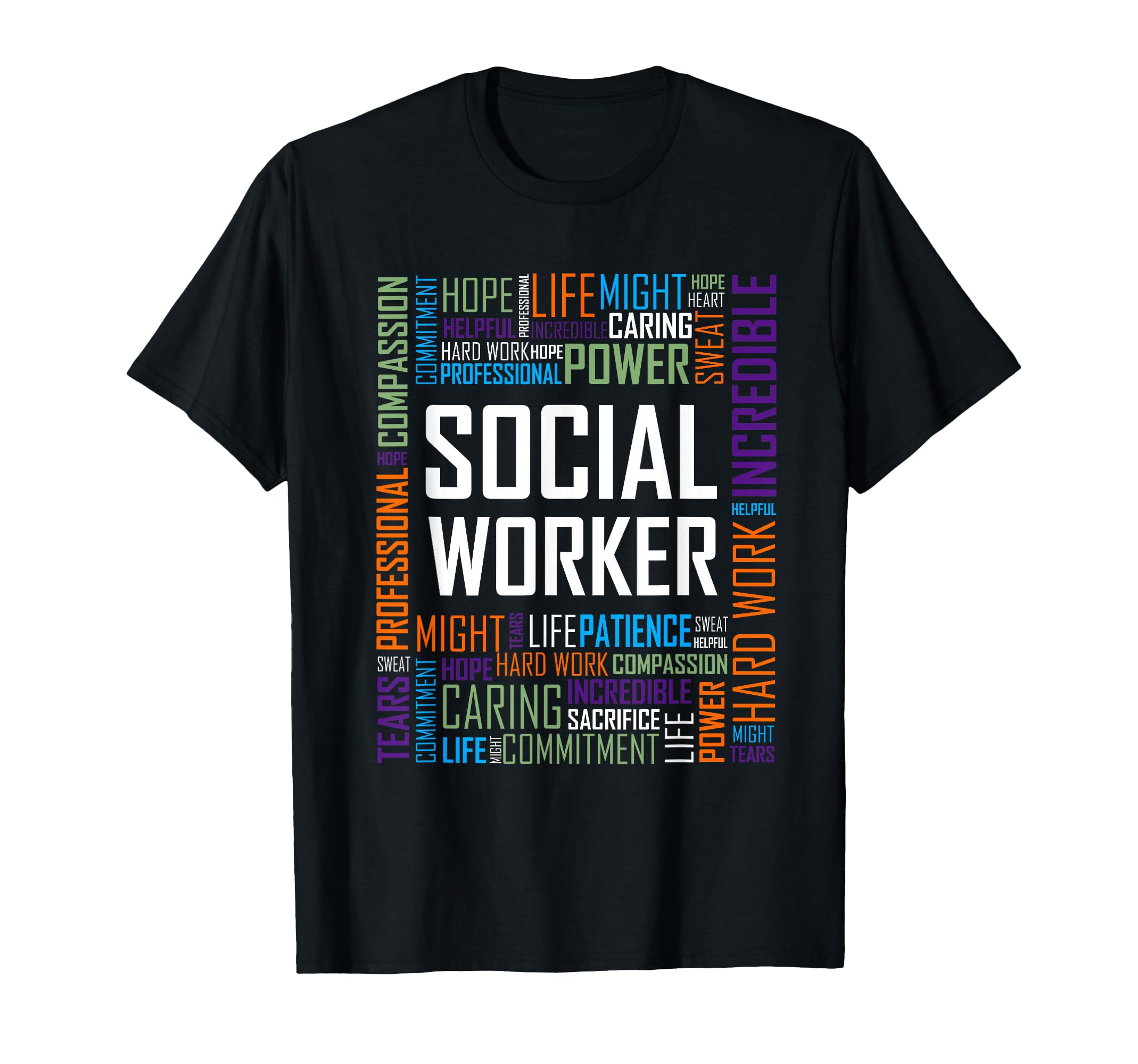 Social Worker And Gift T-Shirt - Minimalist Print for Adults - T-Shirt, Sweatshirt, Hoodie