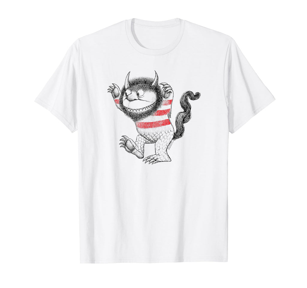 Where Wild Things Are Carol Line Art T-Shirt - Novelty Apparel Men Women - T-Shirt, Sweatshirt, Hoodie