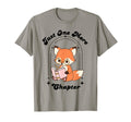 Just One More Chapter Fox Book T-Shirt - Fun Novelty Design for Adults - T-Shirt, Sweatshirt, Hoodie
