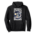 Emotionally Attached To Dragons Books And Hoodie - Trendy Graphic Unisex - T-Shirt, Sweatshirt, Hoodie