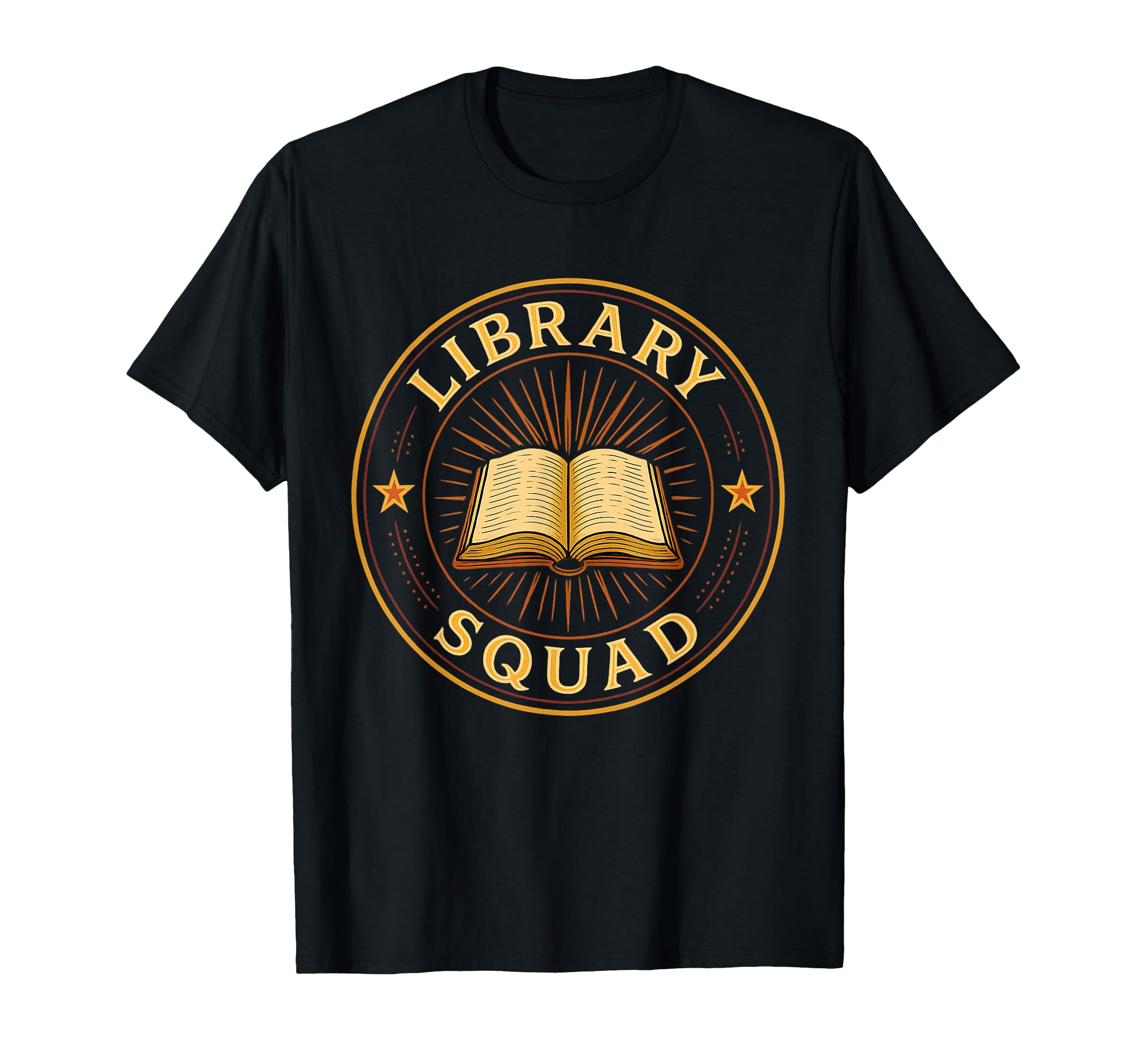 Library Squad Reading Stars Nerd Book T-Shirt - Trendy Graphic Men Women - T-Shirt, Sweatshirt, Hoodie