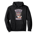 Books Before Bros Nerdy Fox Reading Lover Hoodie - Minimalist Print Unisex - T-Shirt, Sweatshirt, Hoodie