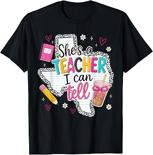 She's A Teacher I Can Tell Western Classroom Art T-Shirt Unisex T-shirt, Sweatshirt, Hoodie, Long Sleeve Tee - T-Shirt, Sweatshirt, Hoodie