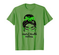 Mental Health Matters Messy Bun Mental T-Shirt - Streetwear Style Unisex - T-Shirt, Sweatshirt, Hoodie