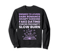 Bibliophile Romance Book Genre Sweatshirt - Graphic Print for Adults - T-Shirt, Sweatshirt, Hoodie