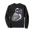 Galaxy Bookworm Reading Colorful Sweatshirt - Casual Everyday Wear Unisex - T-Shirt, Sweatshirt, Hoodie
