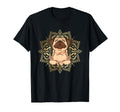 Yoga Pug Buddha Meditation Namaste T-Shirt - Aesthetic Graphic Unisex - T-Shirt, Sweatshirt, Hoodie