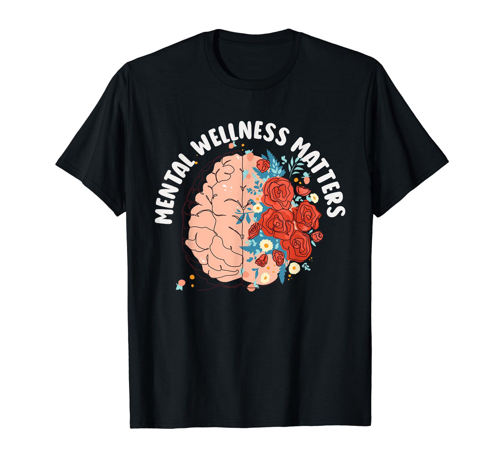 Mental Wellness Matters Trendy Mental T-Shirt - Aesthetic Graphic Unisex - T-Shirt, Sweatshirt, Hoodie