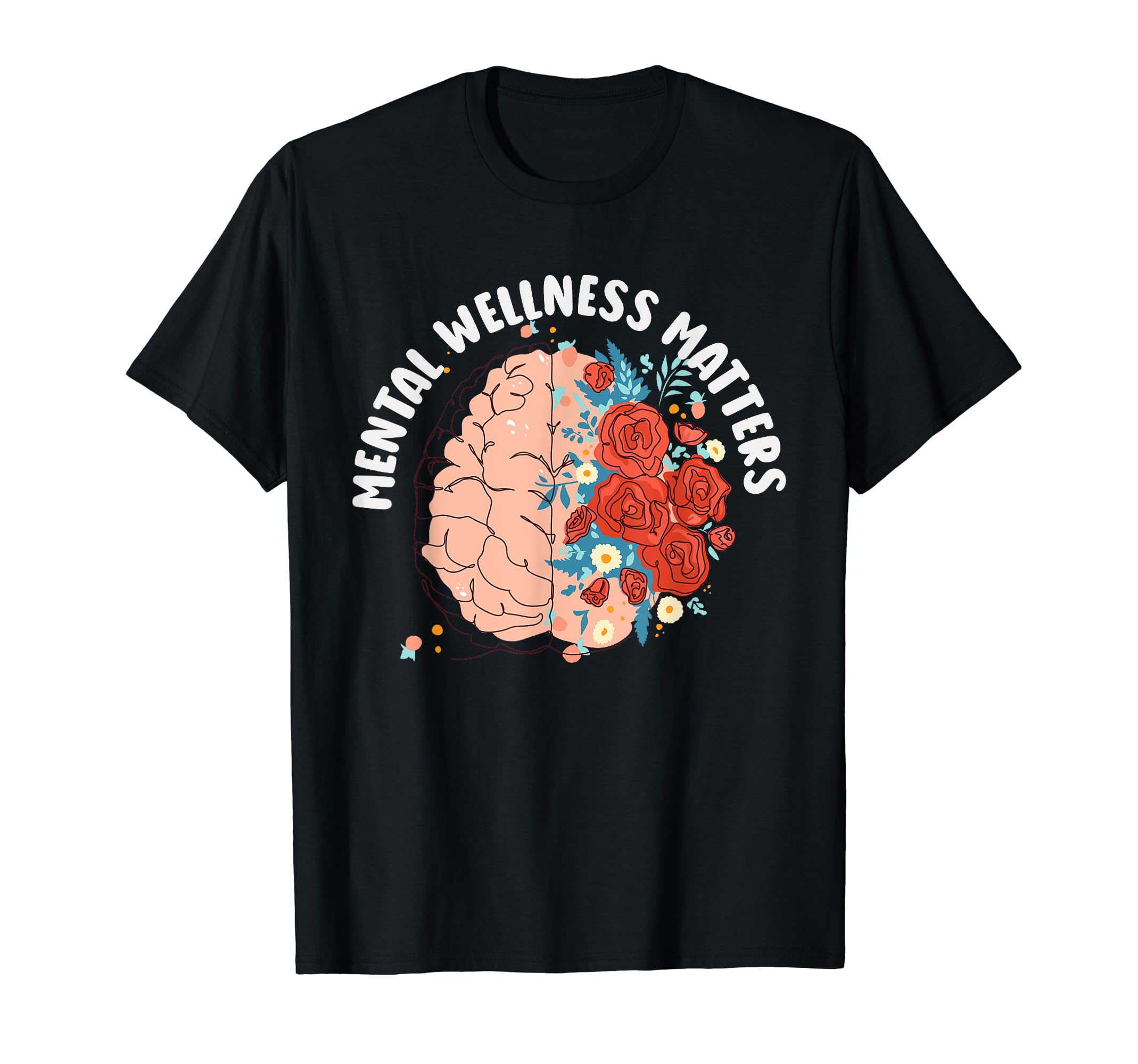 Mental Wellness Matters Trendy Mental T-Shirt - Aesthetic Graphic Unisex - T-Shirt, Sweatshirt, Hoodie