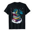 Dragon Reading Book Lover Gift Co T-Shirt - Casual Everyday Wear Unisex - T-Shirt, Sweatshirt, Hoodie