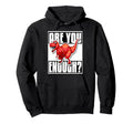 Are You Brave Enough Face Hoodie - Aesthetic Graphic Men Women - T-Shirt, Sweatshirt, Hoodie