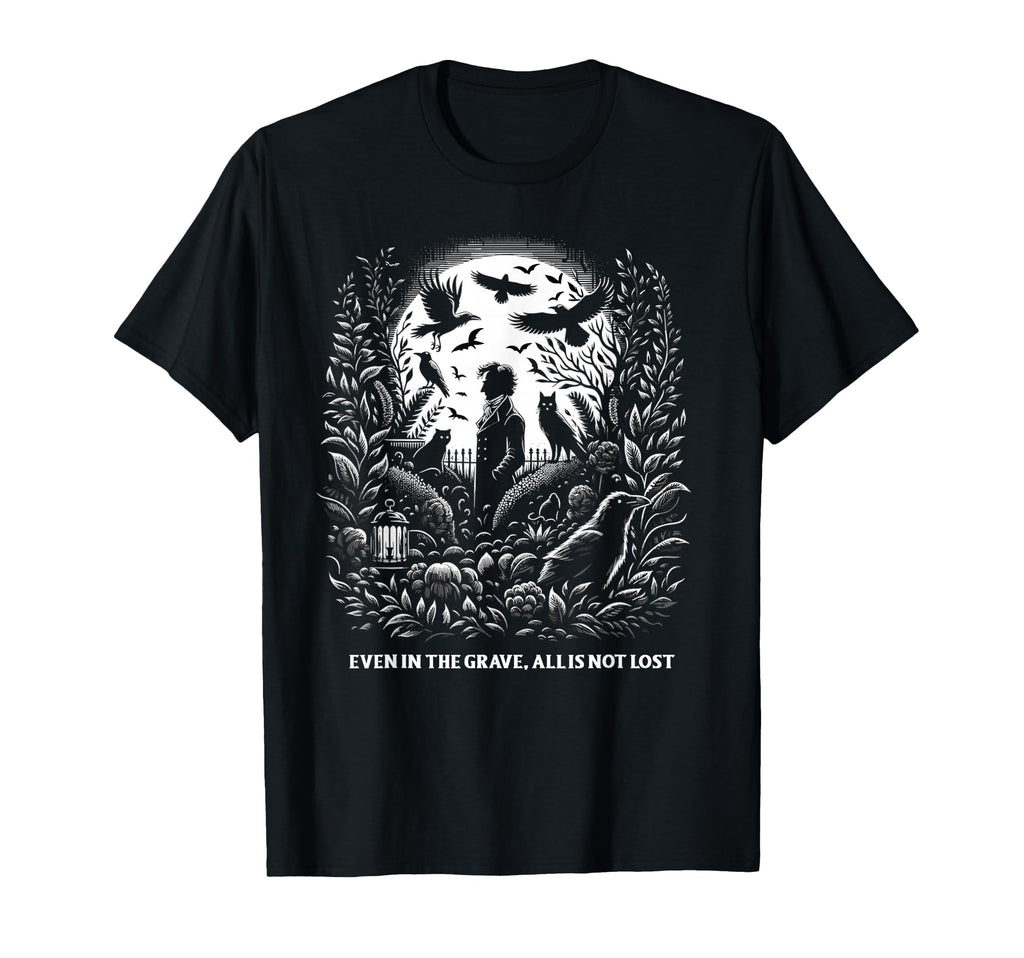 Edgar Allan Poe Fan Literature Literary T-Shirt - Trendy Graphic Men Women - T-Shirt, Sweatshirt, Hoodie