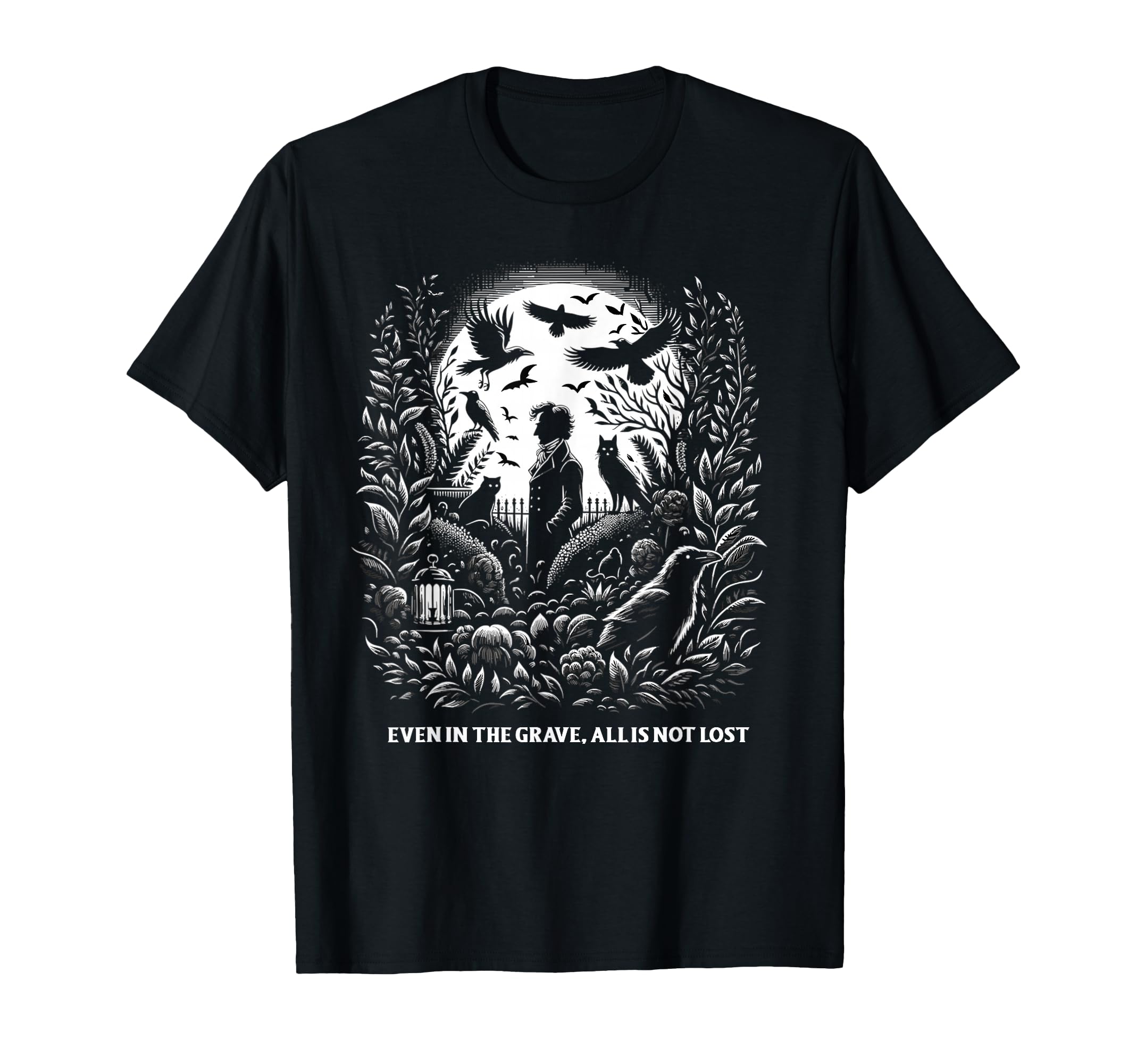 Edgar Allan Poe Fan Literature Literary T-Shirt - Trendy Graphic Men Women - T-Shirt, Sweatshirt, Hoodie