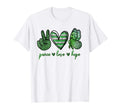 Green Peace Love Hope Mental Health T-Shirt - Novelty Apparel Men Women - T-Shirt, Sweatshirt, Hoodie