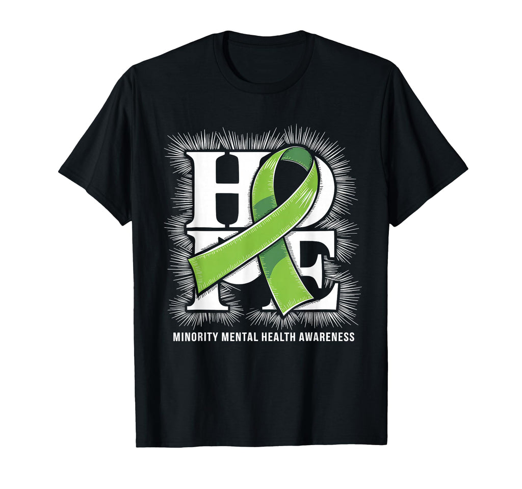 Minority Mental Health Awareness Month T-Shirt - Unique Graphic Unisex - T-Shirt, Sweatshirt, Hoodie