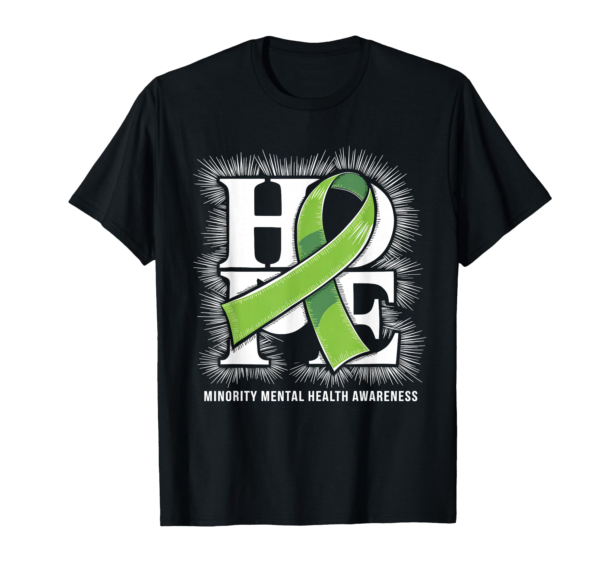 Minority Mental Health Awareness Month T-Shirt - Unique Graphic Unisex - T-Shirt, Sweatshirt, Hoodie
