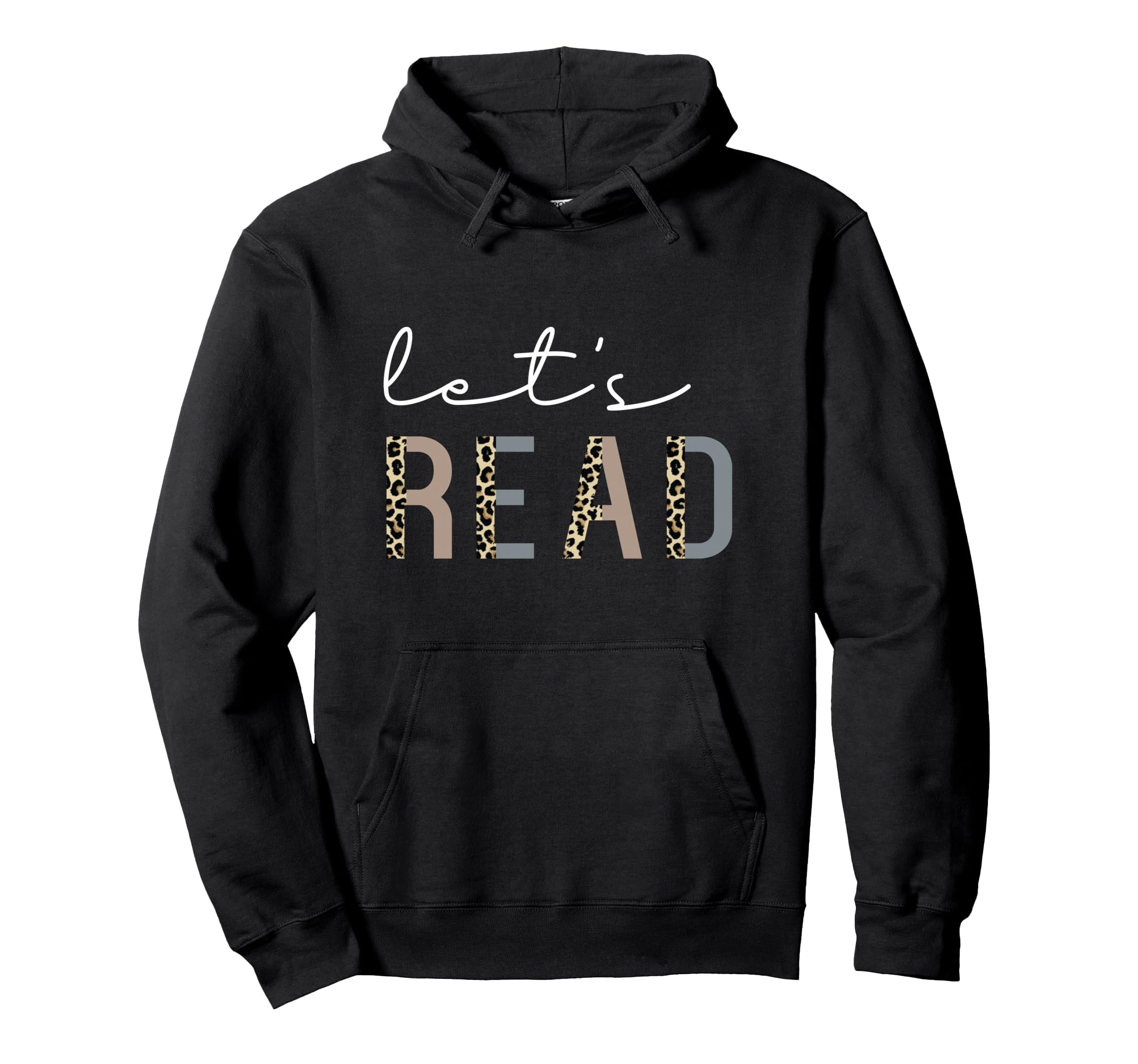 Lets Read Book Nerd Reading Book Lover Hoodie - Graphic Print Men Women - T-Shirt, Sweatshirt, Hoodie