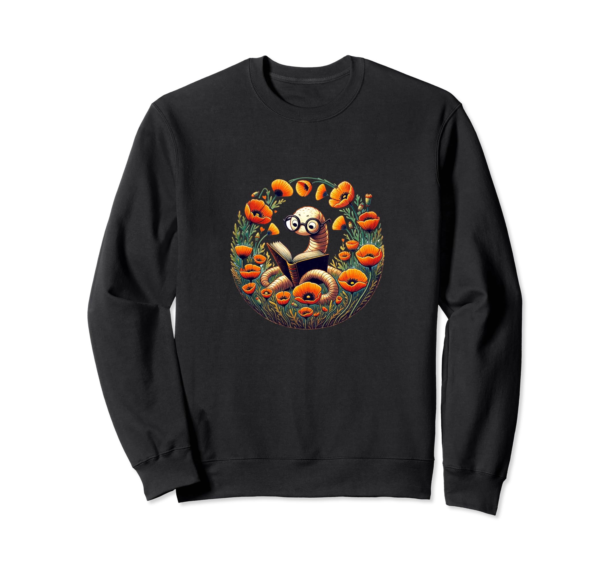 Bookworm Bookish Book Nerd Artwork Sweatshirt - Unique Graphic Men Women - T-Shirt, Sweatshirt, Hoodie