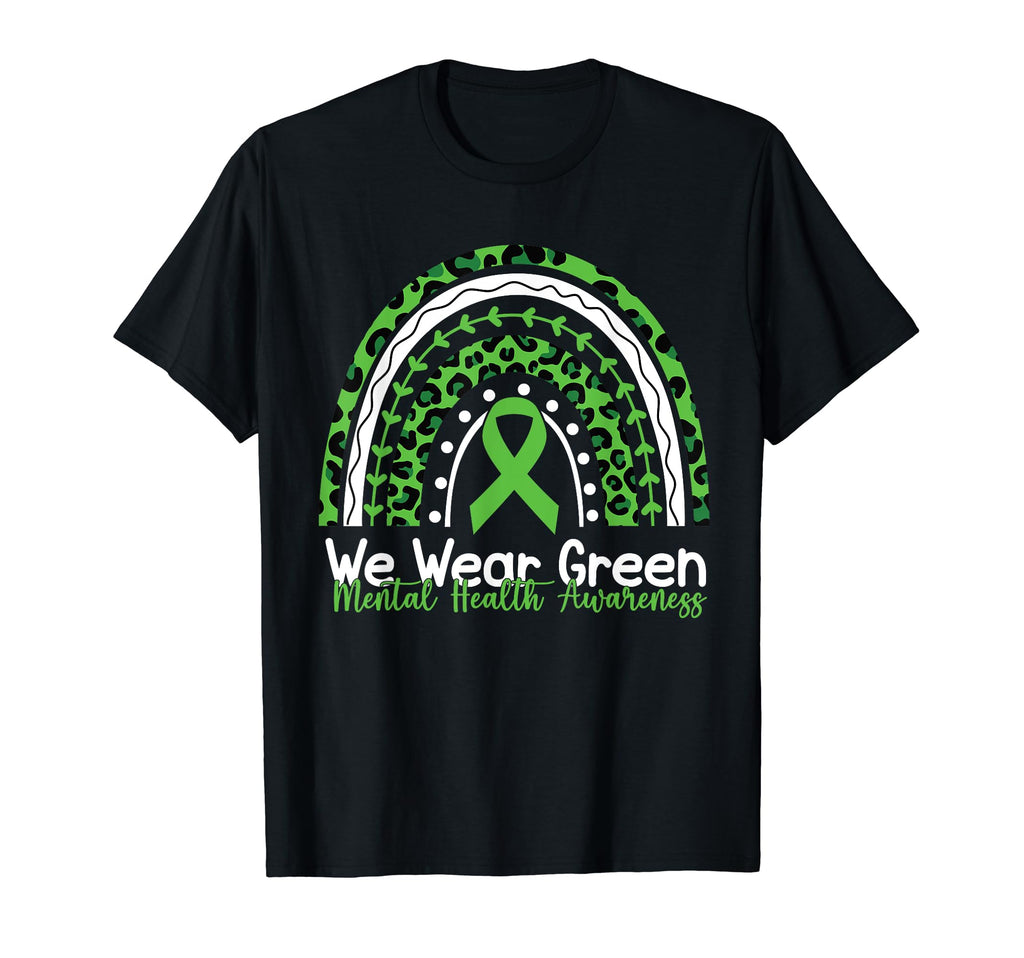 Rainbow May I Wear Green Mental Health T-Shirt - Unique Graphic Unisex - T-Shirt, Sweatshirt, Hoodie