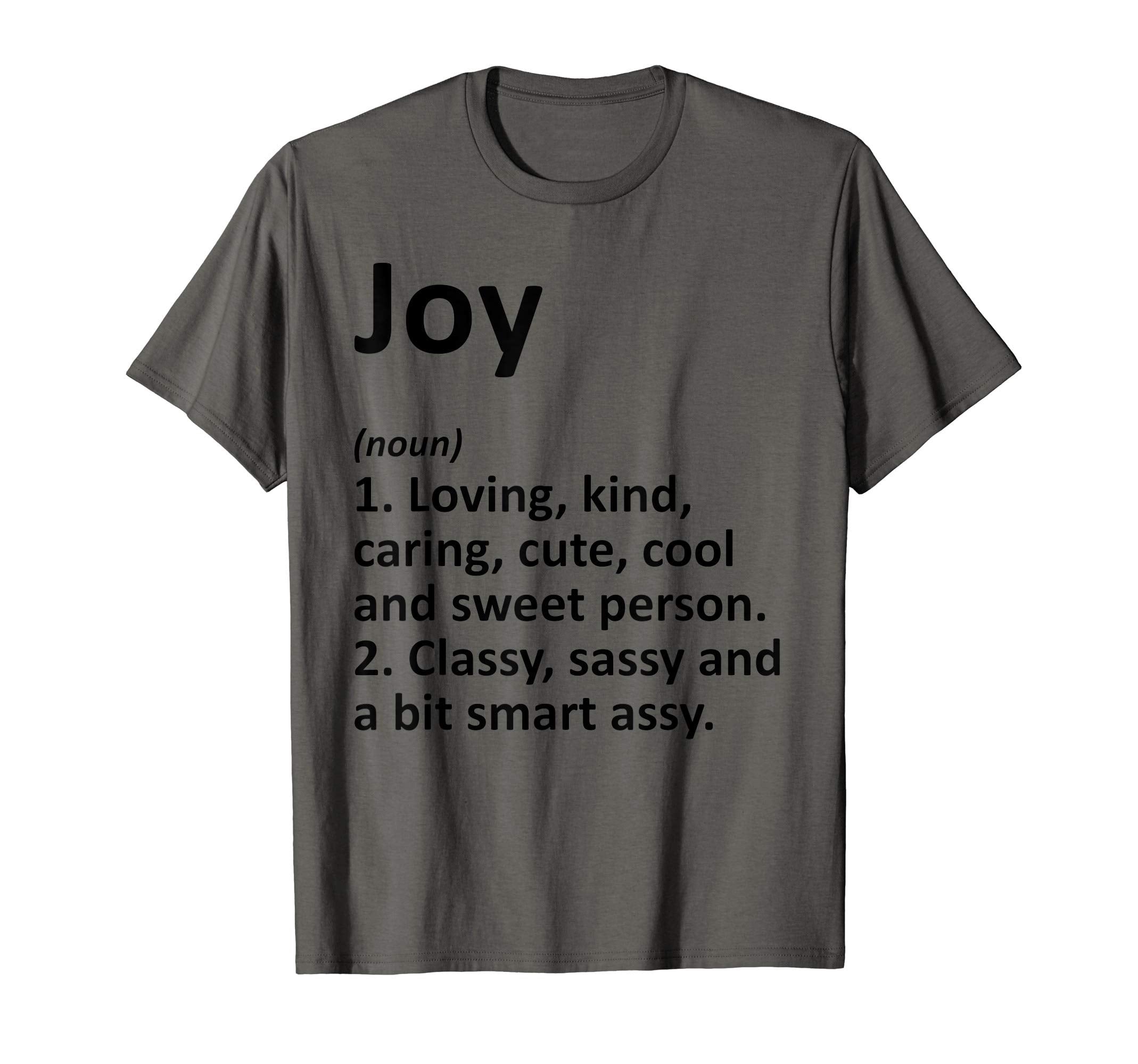 Joy Definition Personalized Name Funny T-Shirt - Trendy Graphic for Adults - T-Shirt, Sweatshirt, Hoodie