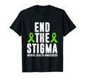 Mental Health Awareness End Stigma Ribbon T-Shirt - Trendy Graphic Unisex - T-Shirt, Sweatshirt, Hoodie