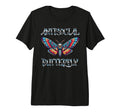 Antisocial Butterfly Tri Blend T-Shirt - Aesthetic Graphic for Adults - T-Shirt, Sweatshirt, Hoodie
