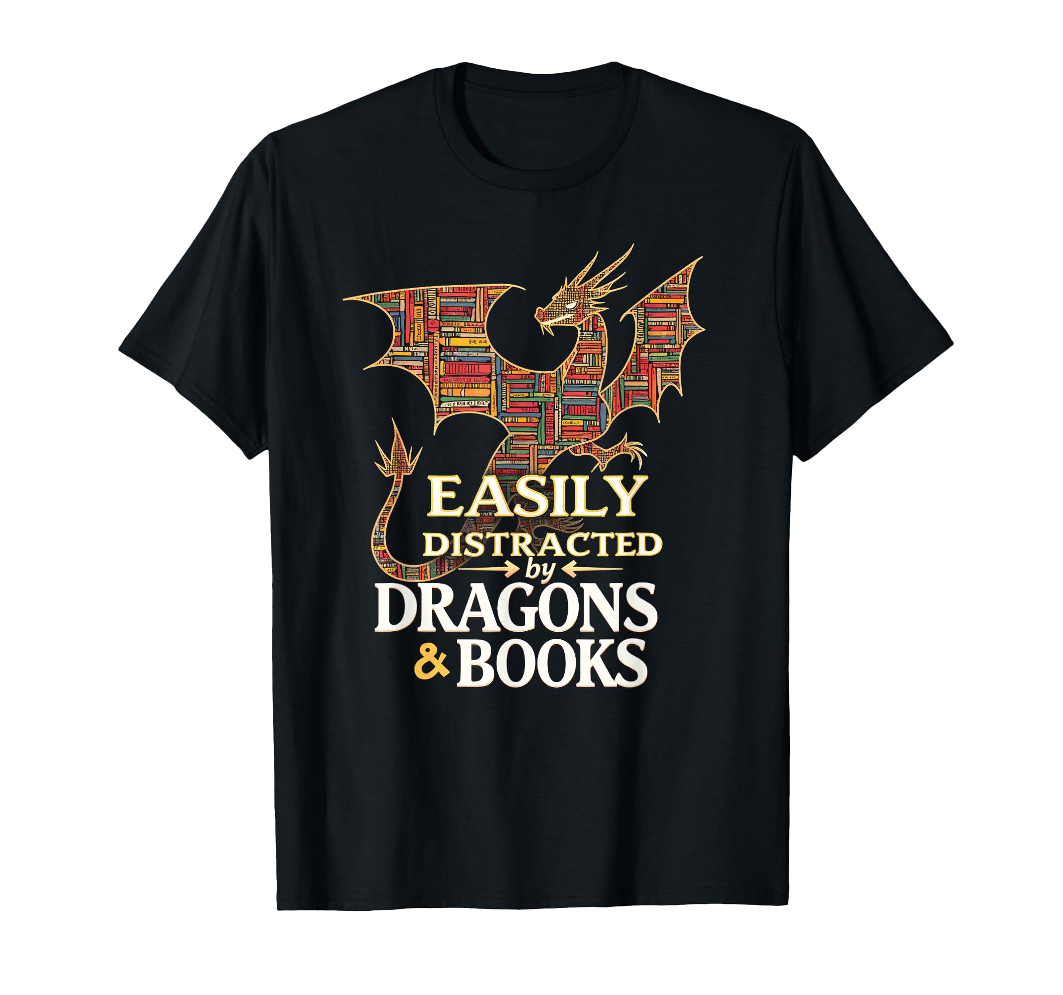 Captivating Easily Distracted Dragons And T-Shirt - Novelty Apparel Unisex - T-Shirt, Sweatshirt, Hoodie