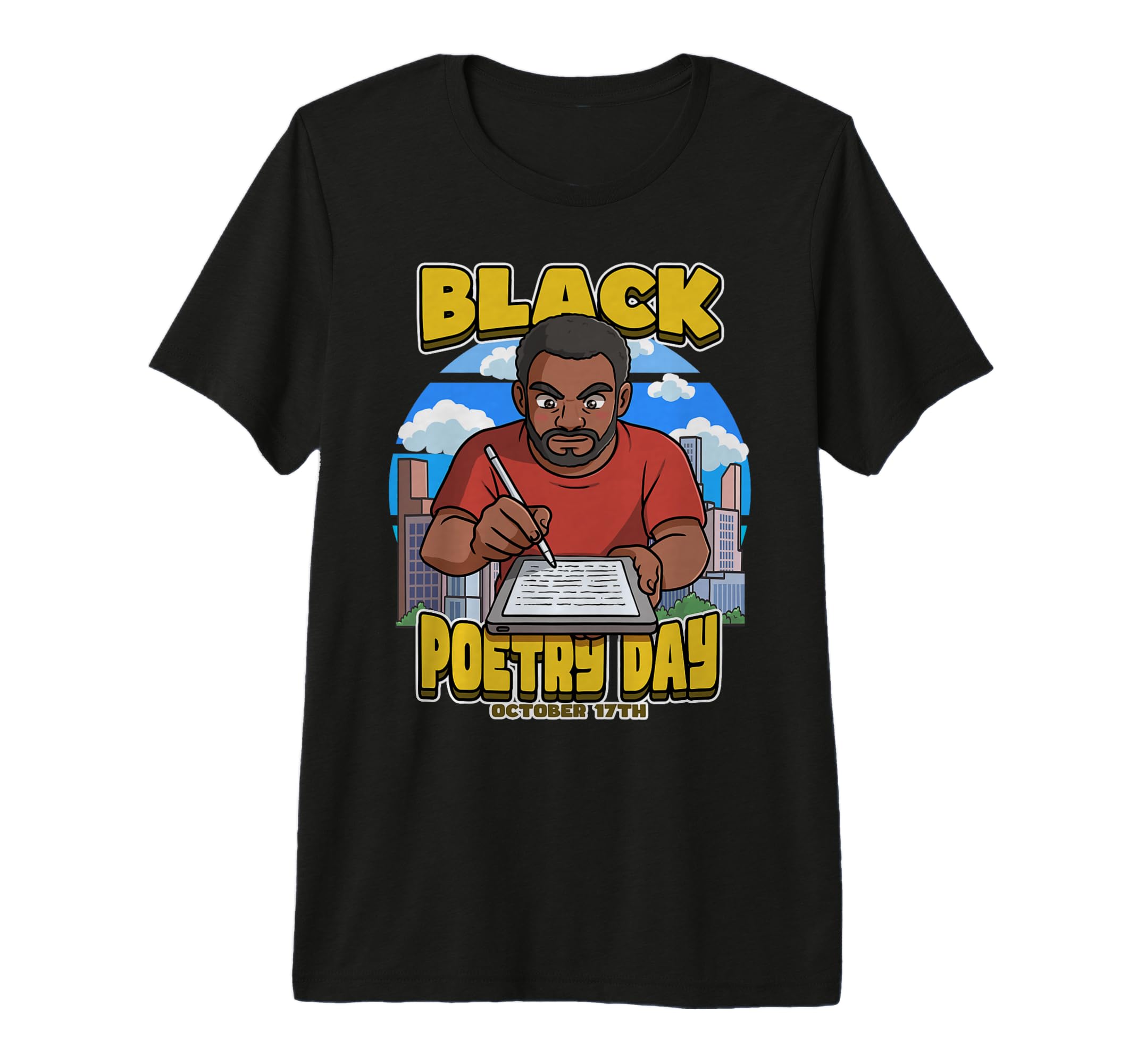 Black Poetry Day October 17Th Celebrate T-Shirt - Graphic Print Unisex - T-Shirt, Sweatshirt, Hoodie