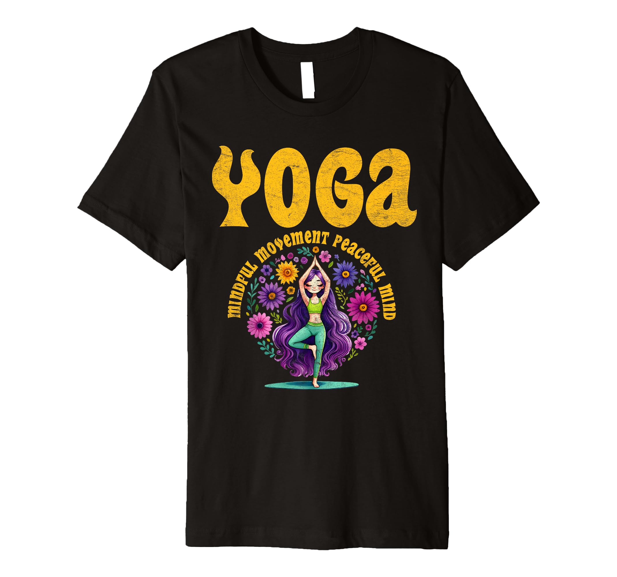 Yoga Outfit Mindful Movement T-Shirt - Casual Everyday Wear for Adults - T-Shirt, Sweatshirt, Hoodie