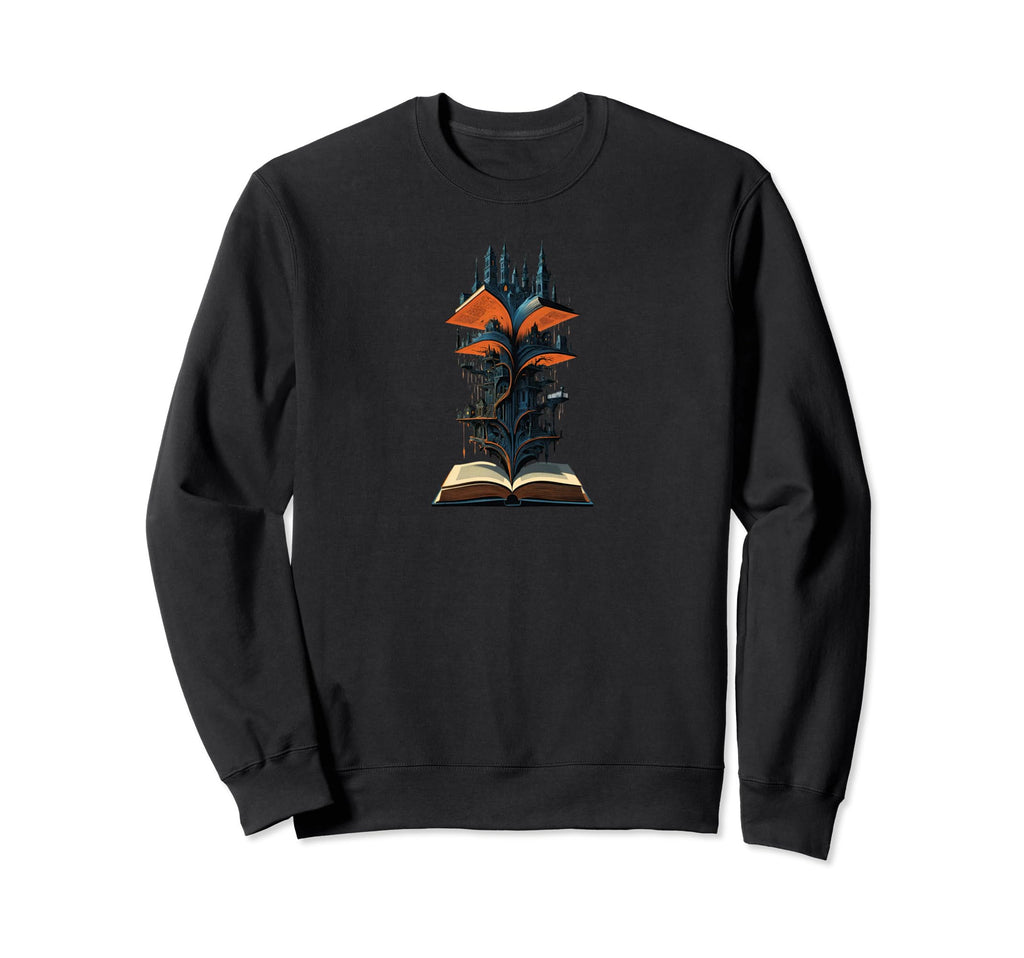 Ask Me What Im Reading Book Worm Sweatshirt - Fun Novelty Design for Adults - T-Shirt, Sweatshirt, Hoodie