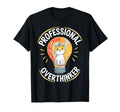 Professional Overthinker Cat Thinking Cat T-Shirt - Graphic Print Men Women - T-Shirt, Sweatshirt, Hoodie