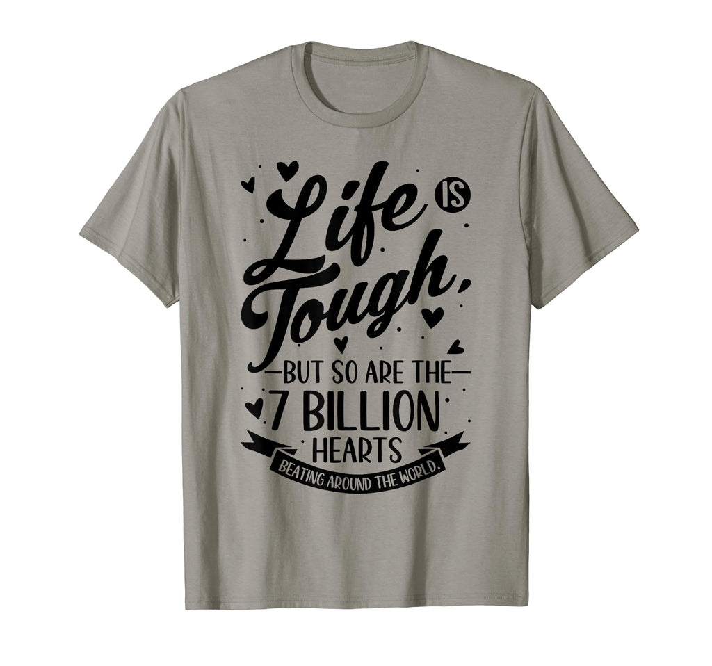 Motivational Life Is Tough Line T-Shirt - Minimalist Print Men Women - T-Shirt, Sweatshirt, Hoodie