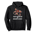 Easily Distracted Dragon And Books Hoodie - Streetwear Style for Adults - T-Shirt, Sweatshirt, Hoodie
