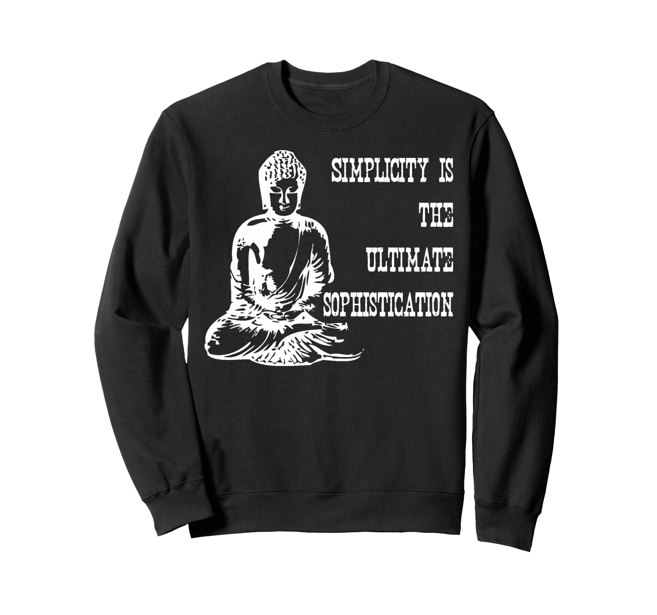 Simplicity Is Ultimate Sweatshirt - Casual Everyday Wear Men Women - T-Shirt, Sweatshirt, Hoodie
