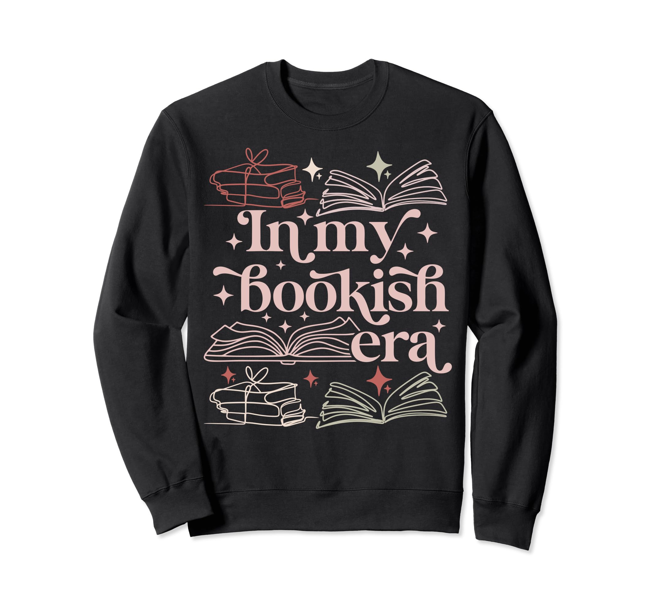 My Bookish Era Book Lover Sweatshirt - Casual Everyday Wear Unisex - T-Shirt, Sweatshirt, Hoodie