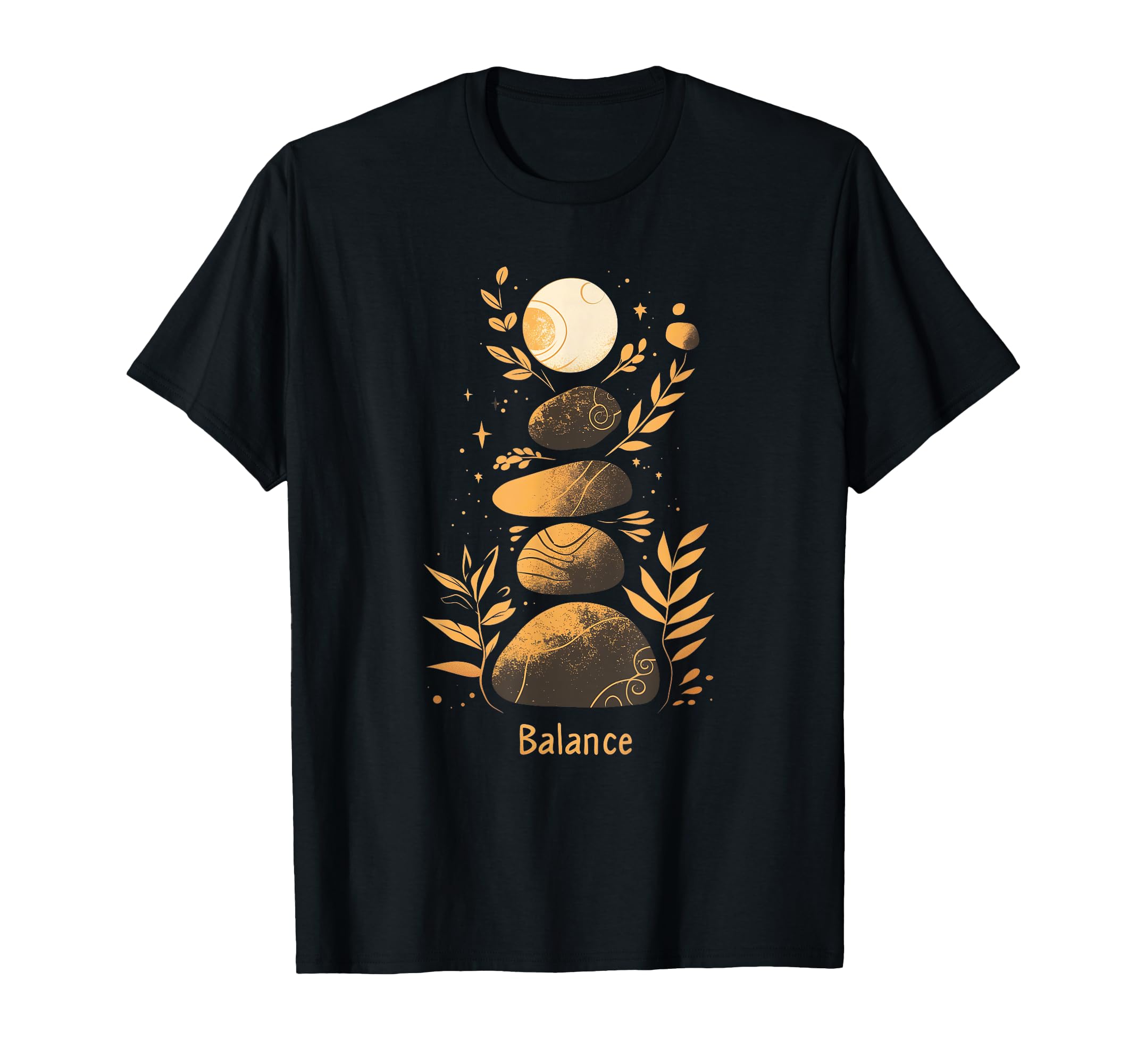 Zen Balancing Stones Art Mindfulness T-Shirt - Trendy Graphic for Adults - T-Shirt, Sweatshirt, Hoodie