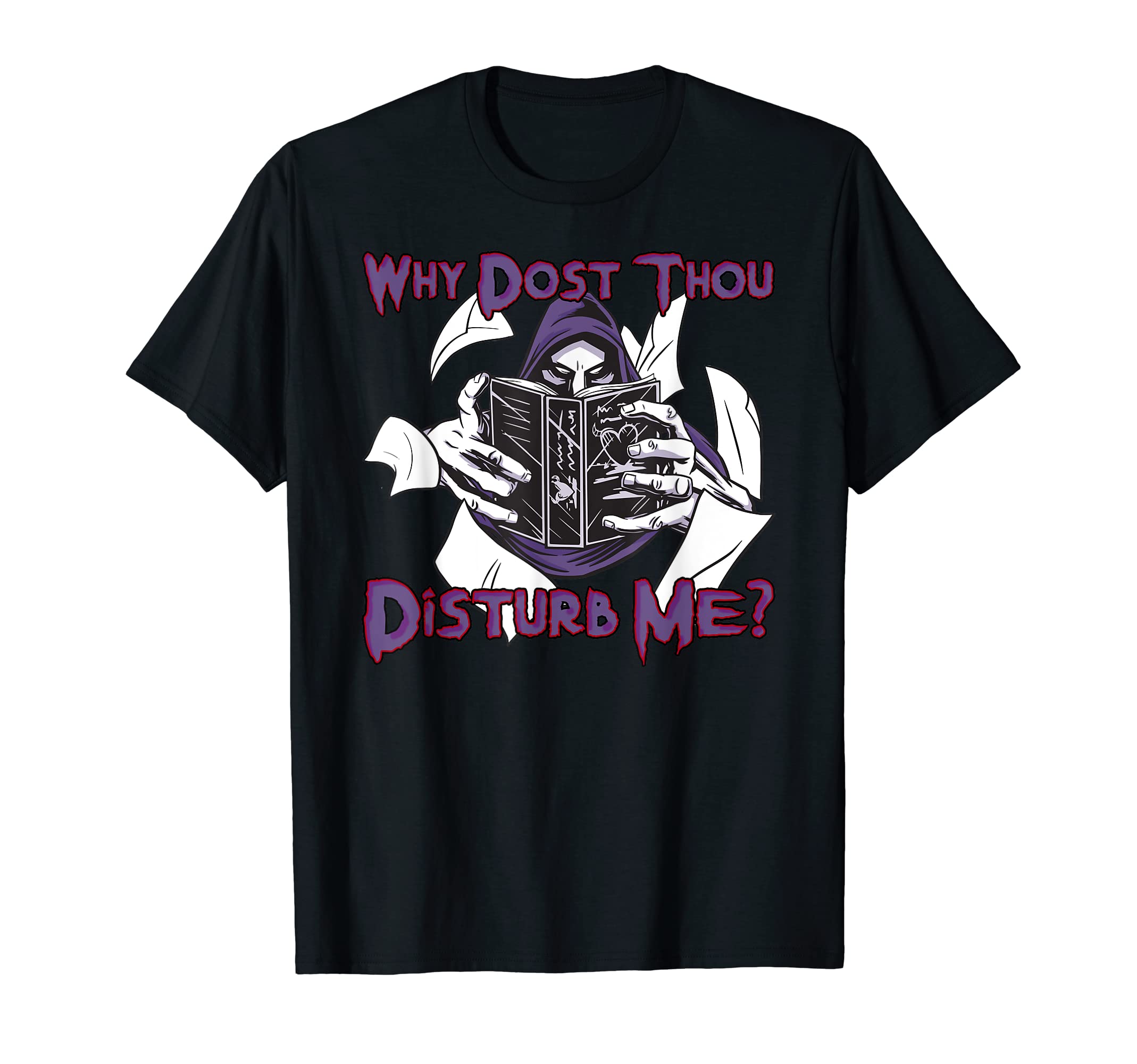 Demon Reading Horror Books Do T-Shirt - Casual Everyday Wear for Adults - T-Shirt, Sweatshirt, Hoodie