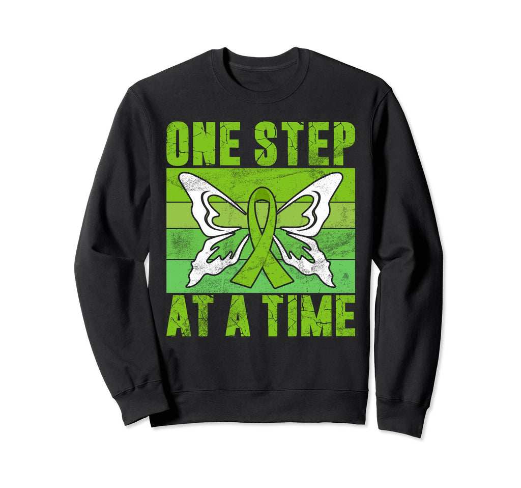 One Step Time Mental Health Sweatshirt - Streetwear Style Men Women - T-Shirt, Sweatshirt, Hoodie