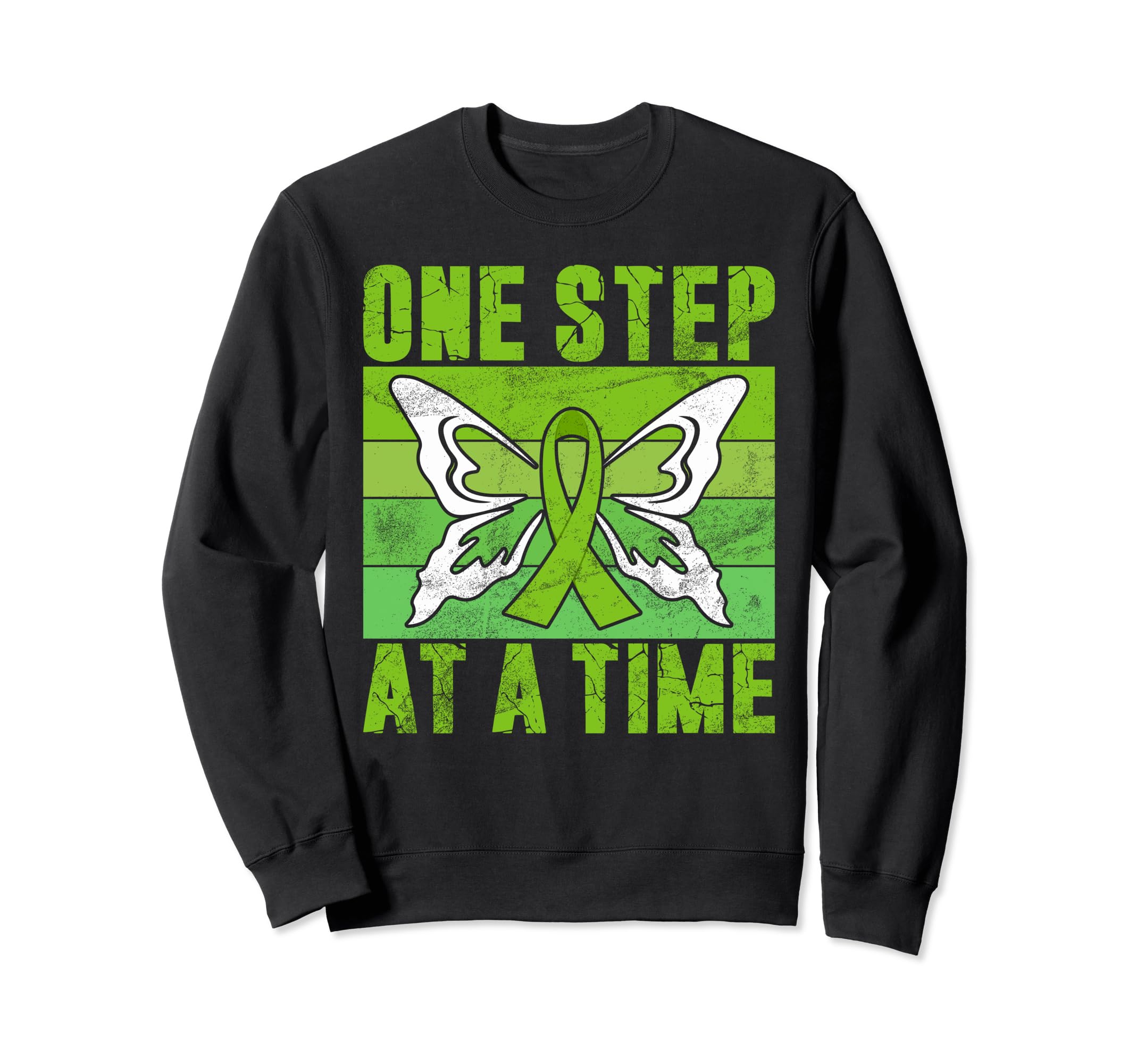 One Step Time Mental Health Sweatshirt - Streetwear Style Men Women - T-Shirt, Sweatshirt, Hoodie